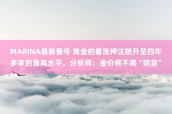 MARINA最新番号 黄金的看涨押注跳升至四年多来的最高水平，分析师：金价将不竭“明慧”